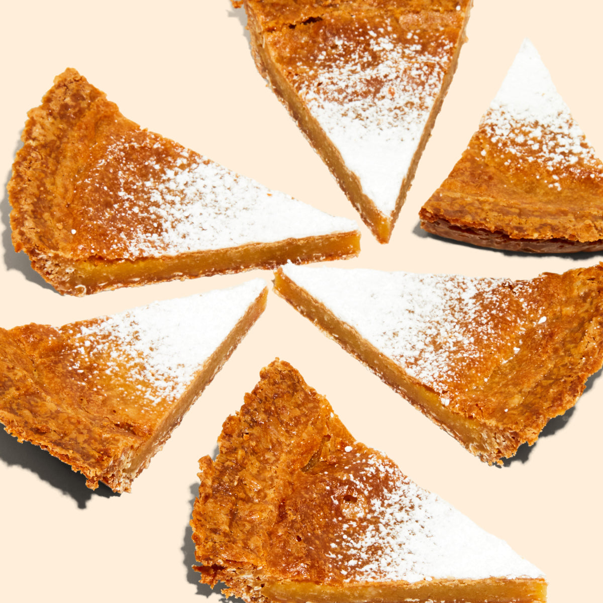 Milk Bar Pie slices overhead